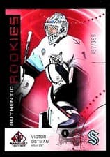 2025-26 SP Game Used Authentic Rookies Victor Ostman #AR-VO card