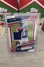 Malik Nabers 2024 Panini Absolute Absolute Rookie Materials card