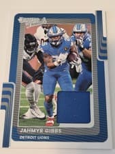 Jahmyr Gibbs 2025 Panini Donruss Threads card