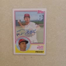 Tyler Mahle 2018 Topps Update 1983 Baseball Autographs card