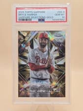 2025 Topps Chrome Sapphire Sapphire Selections Bryce Harper #SS-4 card