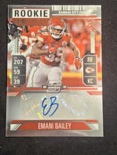 2024 Panini Contenders Optic Rookie Ticket Autographs Emani Bailey #177 card
