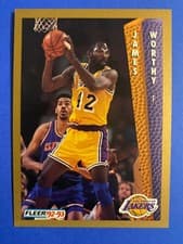 James Worthy 1992-93 Fleer Base Set card