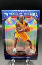 Shaquille O'Neal 2021 Panini Select 75 Years of the NBA card
