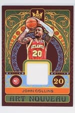 John Collins 2022 Panini Court Kings Art Nouveau card