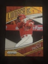 2019 Panini Prizm Lumber Inc Mike Trout #LI9 card