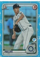 Connor Phillips 2020 Bowman Draft 1st Edition card