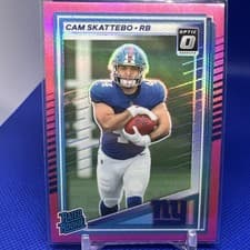 Cam Skattebo 2025 Panini Donruss card