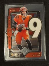 Joe Burrow 2024 Panini Select Numbers card