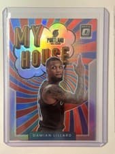 Damian Lillard 2021 Panini Donruss Optic My House card