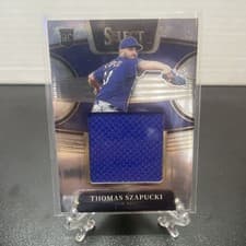 Thomas Szapucki 2022 Panini Select Rookie Jumbo Swatch card