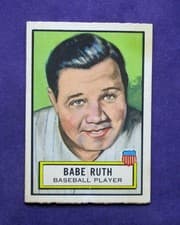 Babe Ruth 1952 Topps Look 'n See card