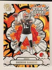 Shedeur Sanders 2025 Panini Donruss Bomb Squad card