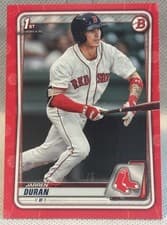 Jarren Duran 2020 Bowman Paper Prospects card