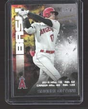 Shohei Ohtani 2020 Stadium Club Bash & Burn card