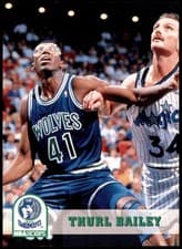 Thurl Bailey 1993-94 Hoops Base Set card