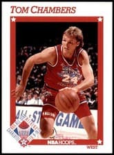 Tom Chambers 1991-92 Hoops Base Set card