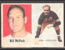 Bill McPeak 1957 Topps card