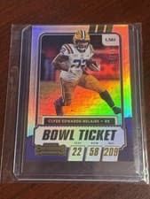 Clyde Edwards Helaire 2021 Panini Contenders Draft Picks card