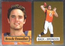 Brock Osweiler 2012 Topps Chrome 1957 Inserts card