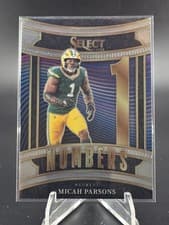 2025 Panini Select Select Numbers Micah Parsons #5 card