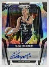 2025 Panini Prizm WNBA Signatures Paige Bueckers #5 card