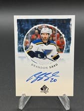 2024-25 SP Authentic UD Authentics Brandon Saad #UDA-SA card