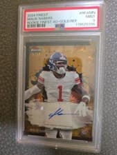 2024 Finest Rookie Finest Autographs Malik Nabers #RFA-MN card