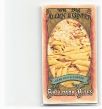 2024 Topps Allen & Ginter Ballpark Bites Mini Crab Mac & Cheese #BB-6 card