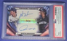 2024 Bowman's Best Dual Autographs Shota Imanaga / Yoshinobu Yamamoto #DA-YI card