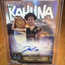 2024-25 Bowman University Chrome The Big Kahuna Autographs Jalil Bethea #BKA-JB card