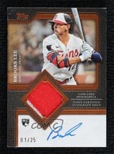 2025 Topps Update Autograph Patch Brooks Lee #TFAP2-BL card