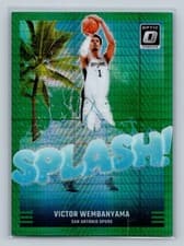 Victor Wembanyama 2024 Panini Donruss Optic Splash card