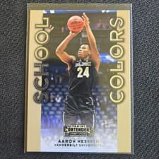 2020 Panini Contenders Draft Picks School Colors Aaron Nesmith #14