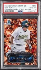2024 Bowman Draft Sapphire Edition Selections Nick Kurtz #SS-3 card