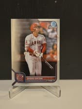 Shohei Ohtani 2022 Bowman Chrome card