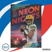 Jordan Love 2024 Panini Spectra Neon Nights card