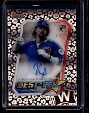 2025 Bowman's Best Best Tek Autographs Kevin Alcántara #BTA-KA card