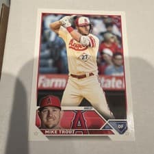 Mike Trout 2023 Topps card