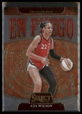 2025 Panini Select WNBA En Fuego A'ja Wilson #14 card