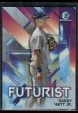 Bobby Witt Jr. 2021 Bowman Chrome Futurist card