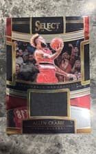 Allen Crabbe 2018 Panini Select Throwback Memorabilia card