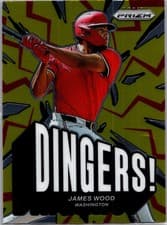 James Wood 2025 Panini Prizm Dingers card