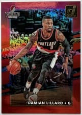 Damian Lillard 2017 Panini Donruss card