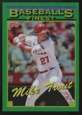 Mike Trout 2024 Finest What If... 1993 Prototype card
