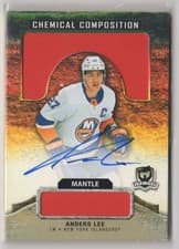 2020 Upper Deck The Cup Chemical Composition Mantle Autographs Anders Lee #CC-LE
