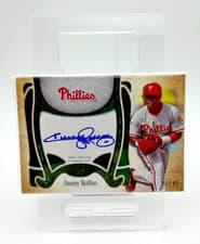 2026 Topps Tier One Top Shelf Signatures Jimmy Rollins #TSS-JR card