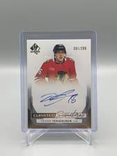 2024-25 SP Authentic Curated Signatures Teuvo Teravainen #SPC-TE card