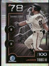 2025 Bowman Bowman Scouts Top 100 James Tibbs III #BTP-78 card