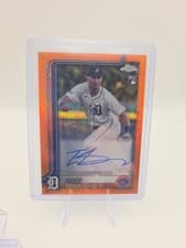 Trey Sweeney 2025 Topps Chrome Logofractor Edition Rookie Autographs card